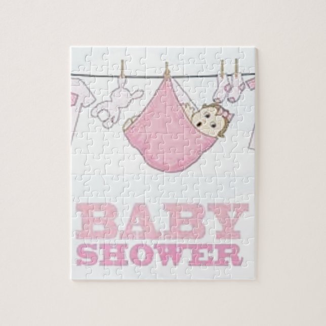 BABY-MÄDCHEN-PARTY-EINZELTEIL-DEKOR PUZZLE (Vertikal)