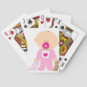 Baby Mädchen Spielkarten