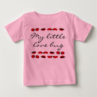 Baby-Mädchen T-Shirt mein kleiner Liebling rosa