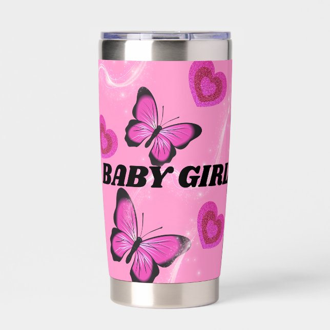Baby Mädchen Thermobecher (Vorderseite)