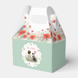 Baby Mädchen und ihre Welpen-Baby-Party  Geschenkschachtel