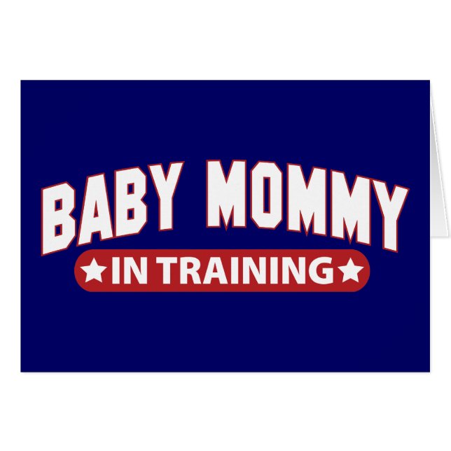 Baby-Mama im Training (Vorderseite (Horizontal))