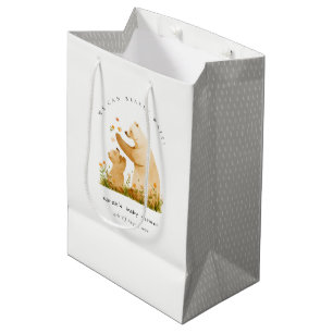 Baby Mama muss frühzeitig abwarten Babydusche Mittlere Geschenktüte