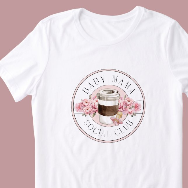 Baby Mama Social Club Pink Tri-Blend Shirt (Von Creator hochgeladen)