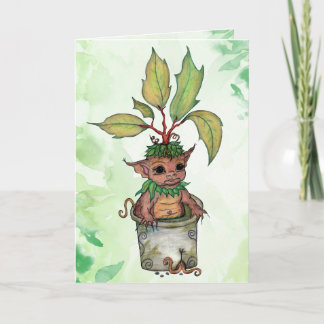 Baby Mandrake Blank Card Feiertagskarte