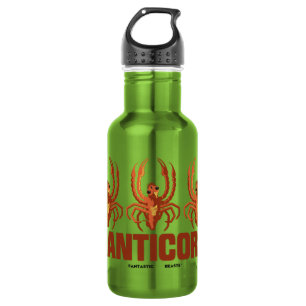 Baby Manticores Vintag Graphic Edelstahlflasche