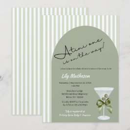 Baby Martini 'tini-one' Babyparty Einladung