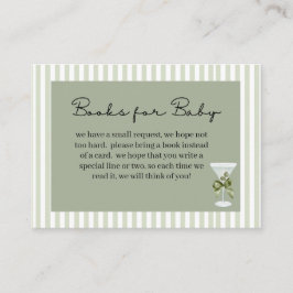 Baby Martini 'tini-one' Books for Baby Begleitkarte