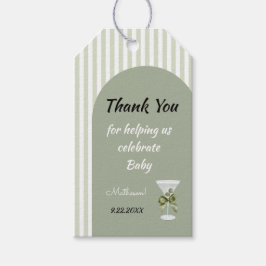 Baby Martini 'tini-one' Geschenkanhänger