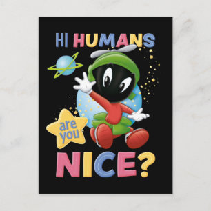 Baby MARVIN THE MARTIAN™  Hi Humans Einladungspostkarte