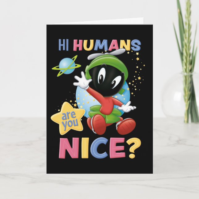 Baby Marvin the Martian | Hi Humans Karte (Vorderseite)