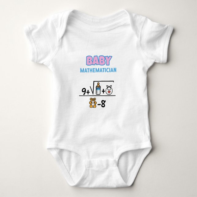 Baby Mathematician Baby Strampler (Vorderseite)