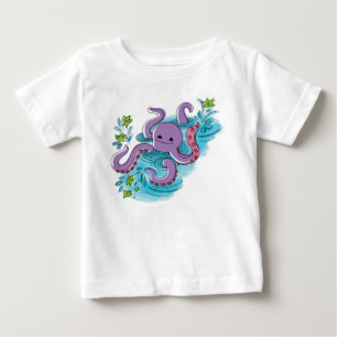` Baby maximaler' Olive-d-Krake Baby-Spielanzug T-shirt