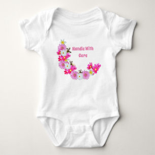 Baby Meerkat und Blume, Baby Bodysuit Baby Strampler