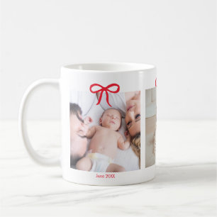 Baby-Meilensteine Alter 3 Foto einfache rote Schle Kaffeetasse