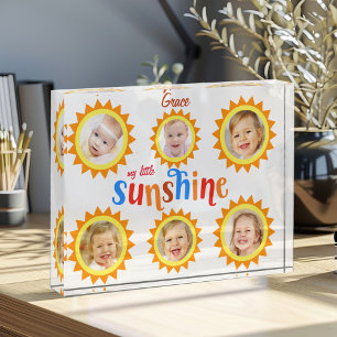 Baby Meilensteine Little Sunshine Fotoblock