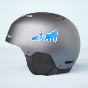 Baby, Mensch zu Gorilla Aufkleber