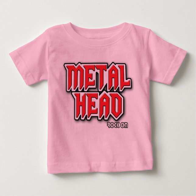 BABY - Metallkopf Baby T-shirt (Vorderseite)