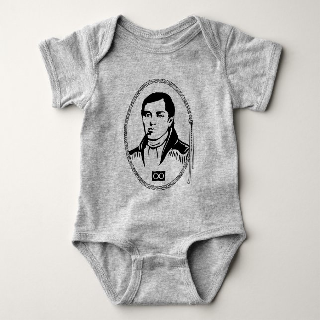Baby Metis Shirt Cuthbert Grant Metis Strampler (Vorderseite)