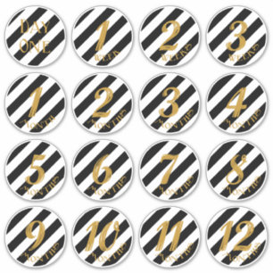 Baby Milestone Stickers Aufkleber