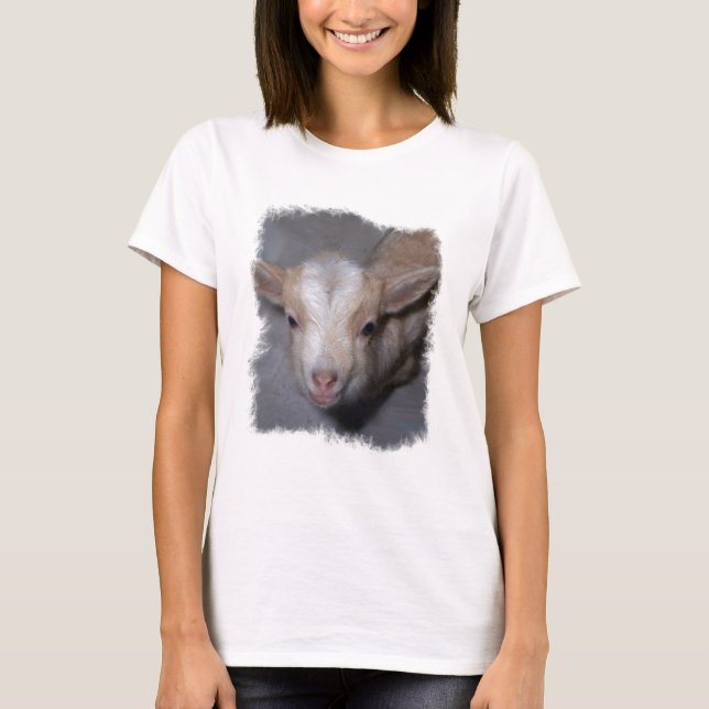 Baby-Miniatur-Ziege T-Shirt (Vorderseite)