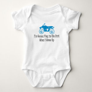 Baby mit ATV Viererkabel Strampler
