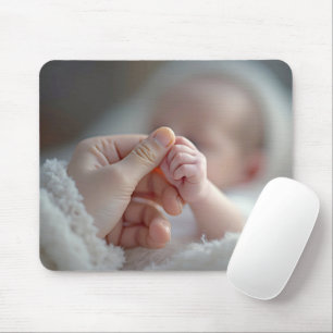 Baby mit einer Hand für Erwachsene Mousepad