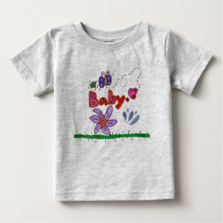 Baby mit Schmetterling Baby T-shirt