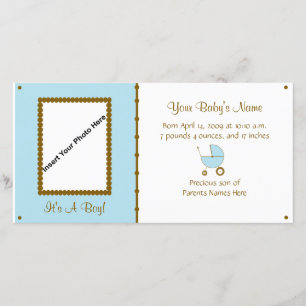 Baby-Mitteilung Ankündigung