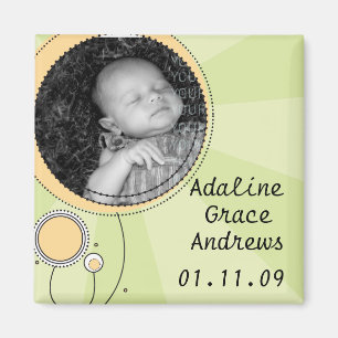 Baby-Mitteilung Magnet