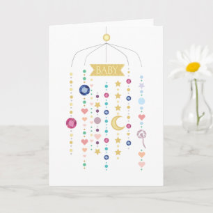 Baby Mobile Karte