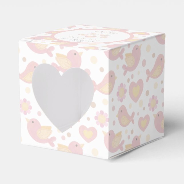 Baby-Mobile-Nesting-Party-Geschenkbox Geschenkschachtel (Vorderseite)