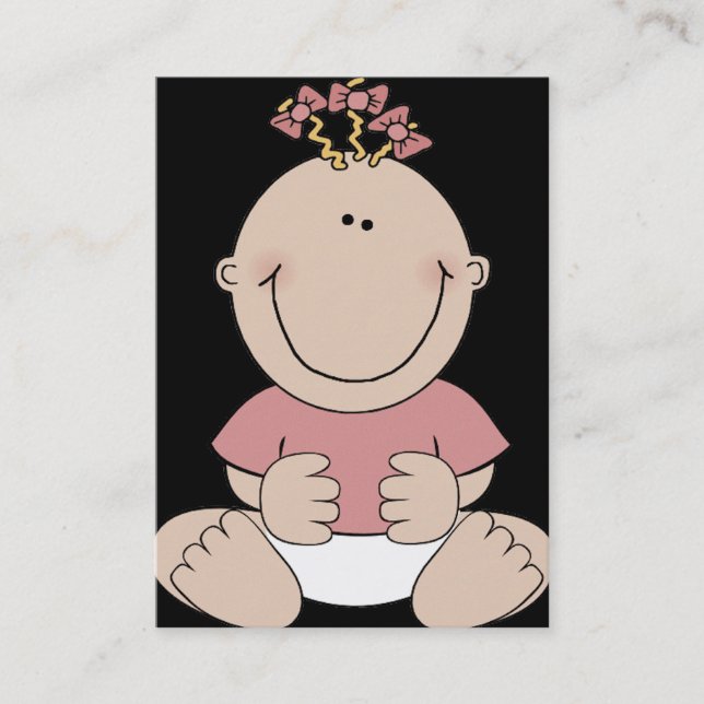 Baby-Modell-Visitenkarte Visitenkarte (Vorderseite)