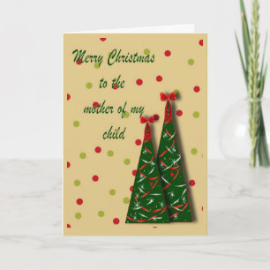 Baby Momma Christmas Card Feiertagskarte