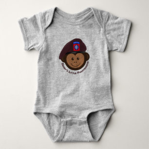 Baby Monkey "Daddy’s Little Paratrooper" Strampler
