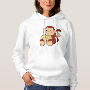 Baby Monkey mit Banana Hoodie