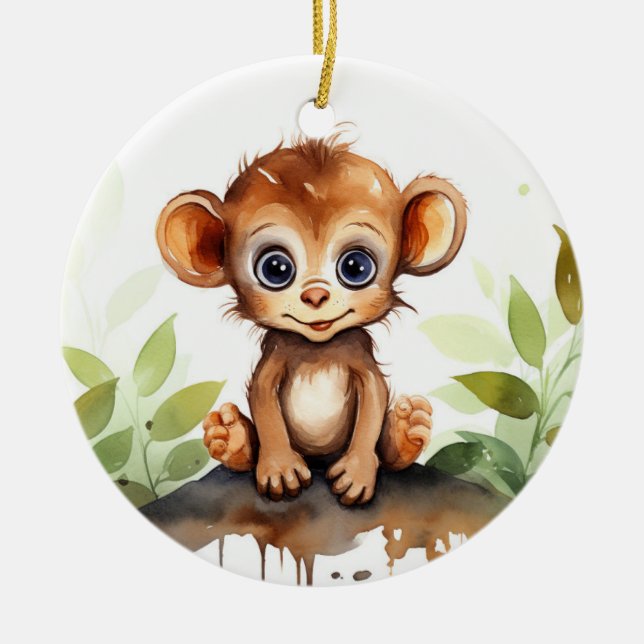 Baby Monkey Ornament (Vorne)