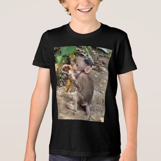 Baby Monkey Tri-Blend Shirt (Vorderseite)