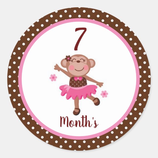 Baby Month Stickers (Vorderseite)