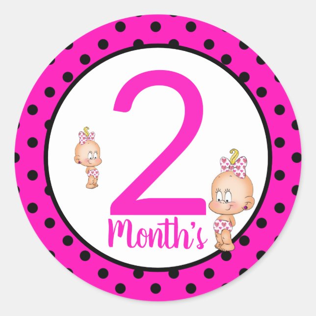 Baby Month Stickers (Vorderseite)