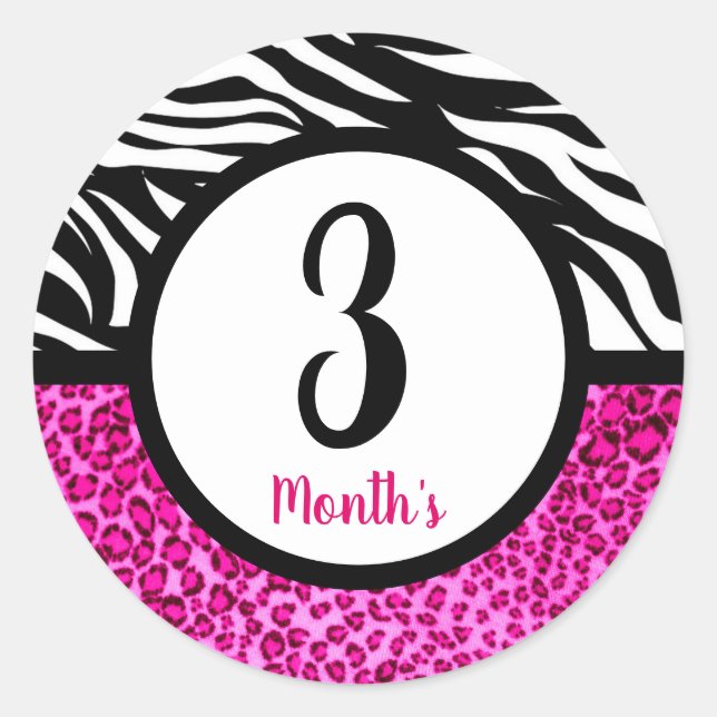 Baby Month Stickers (Vorderseite)