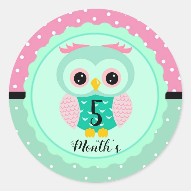 Baby Month Stickers (Vorderseite)