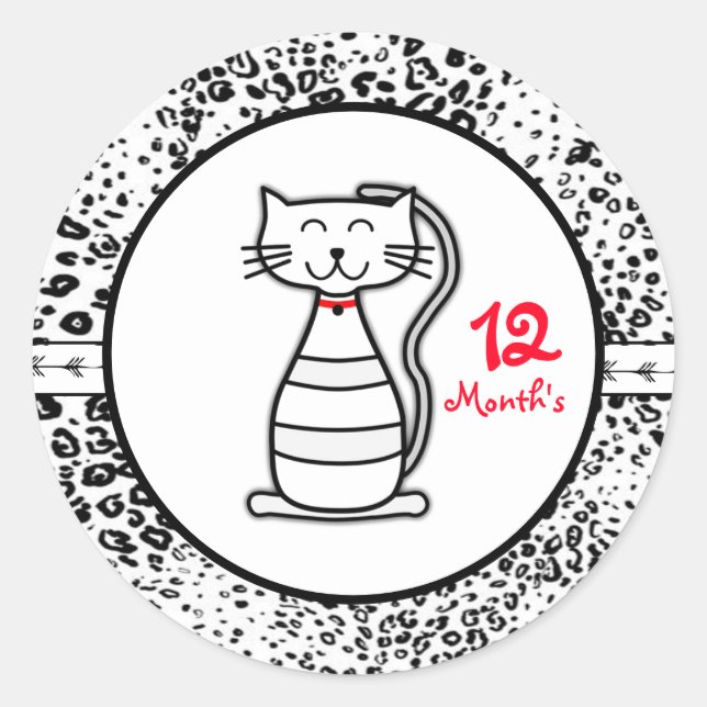 Baby Month Stickers (Vorderseite)