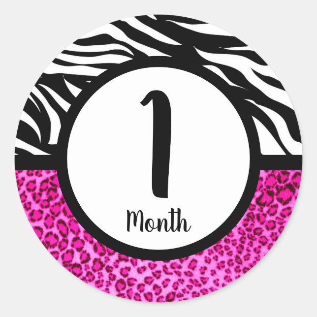 Baby Month Stickers (Vorderseite)