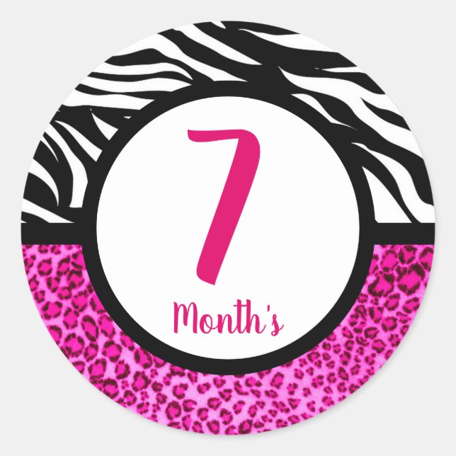 Baby Month Stickers (Vorderseite)