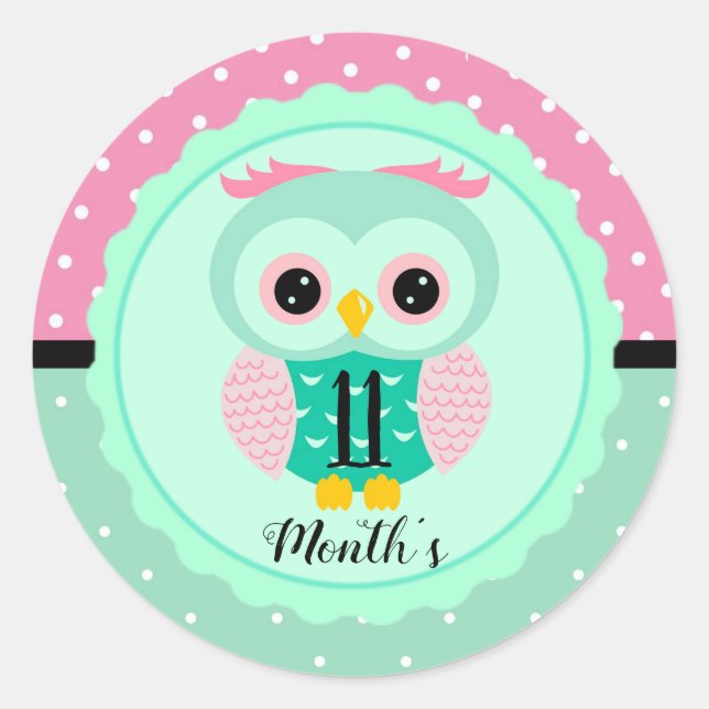 Baby Month Stickers (Vorderseite)