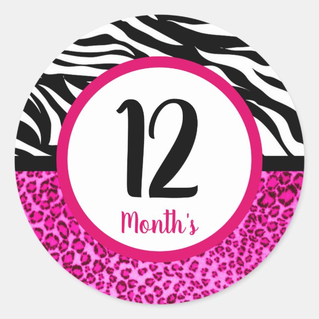 Baby Month Stickers (Vorderseite)