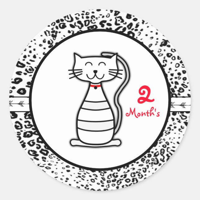 Baby Month Stickers (Vorderseite)
