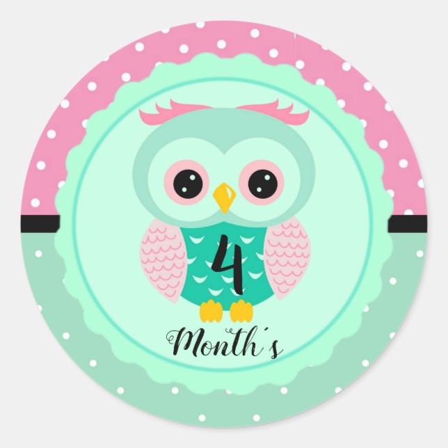 Baby Month Stickers (Vorderseite)