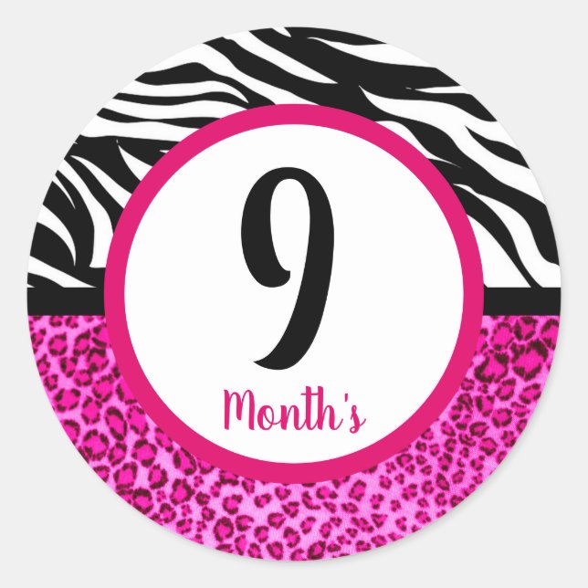 Baby Month Stickers (Vorderseite)